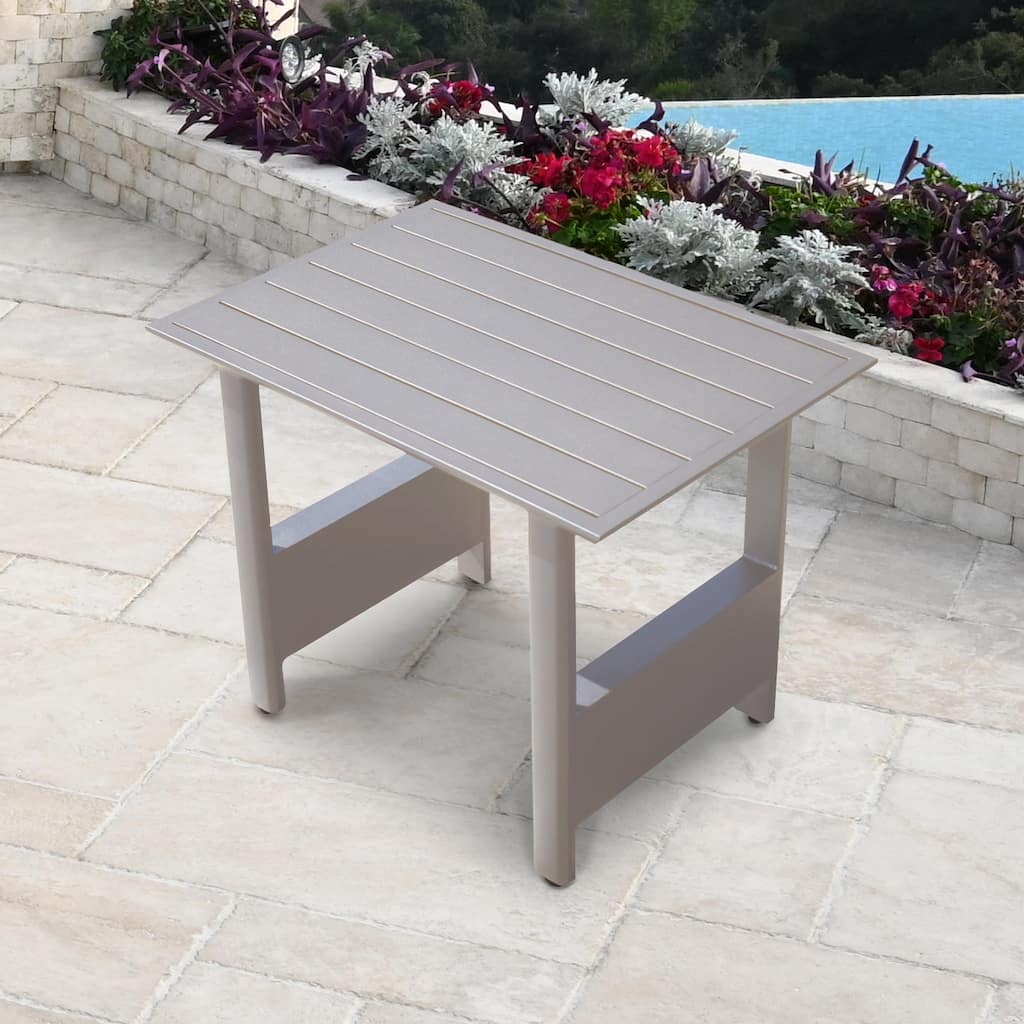 Abbyson Santorini Outdoor Side Table (Set of 2)