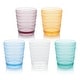 preview thumbnail 3 of 20, Certified International Santa Fe Set of 6 Acrylic DOF Glass 16 oz - 3.75"W x 3.75"D x 4.38"H