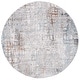 preview thumbnail 62 of 72, SAFAVIEH Meadow Bertrande Modern Abstract Rug 6'7" Round - Grey/Blue - Round