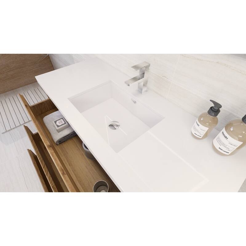 Aron 48'' Freestanding Vanity with Reinforced Acrylic Sink