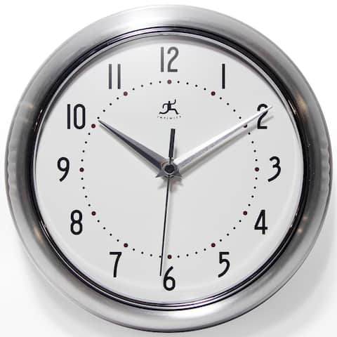Round Retro Kitchen Wall Clock by Infinity Instruments