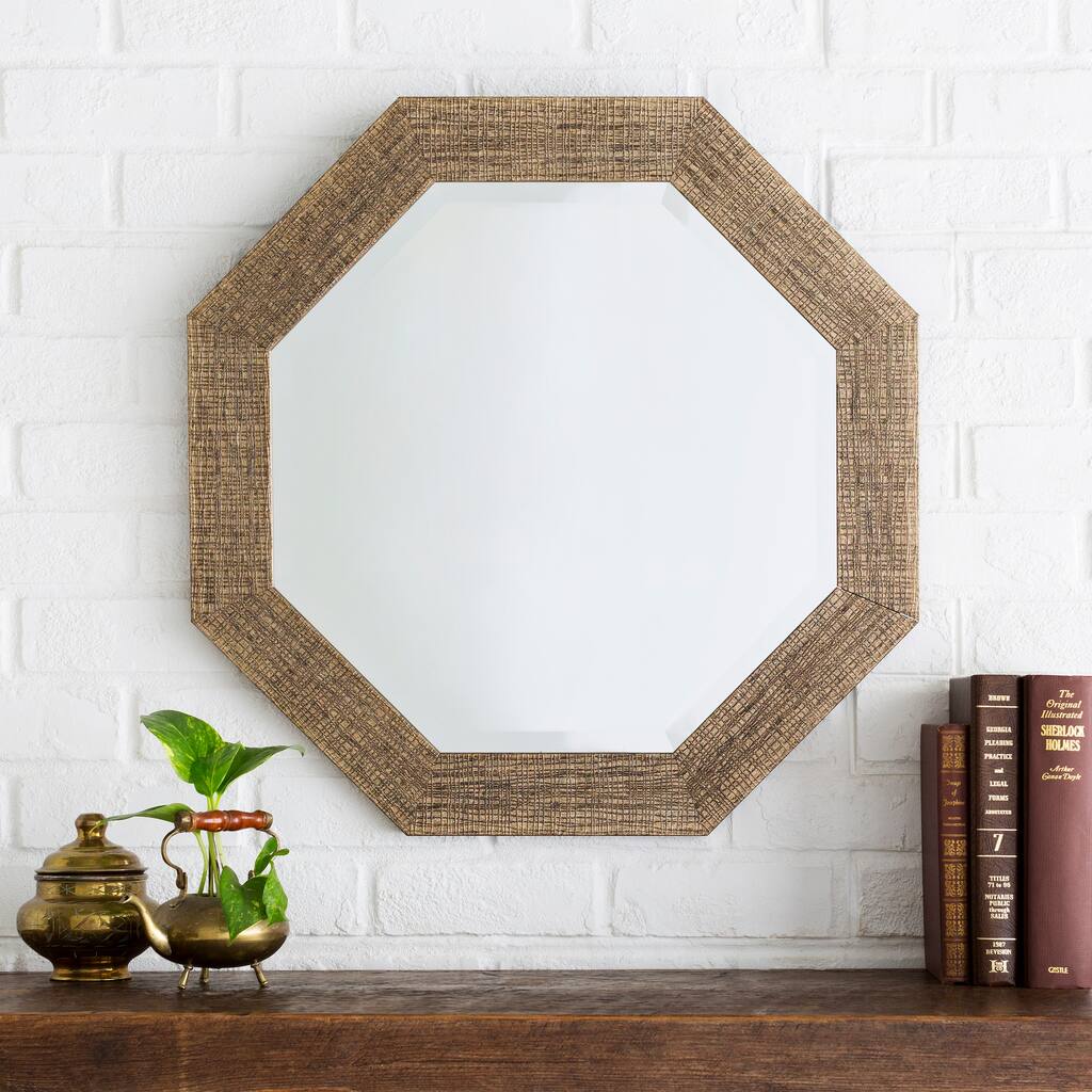 Artistic Weavers Angline Crosshatch Wall Mirror - 24" x 24"