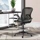 preview thumbnail 3 of 7, Mesh Drafting Chair with Footrest Ring, Ergonomic Tall Office Chair, Swivel Chair with Lumbar Support and Adjustable Seat Height