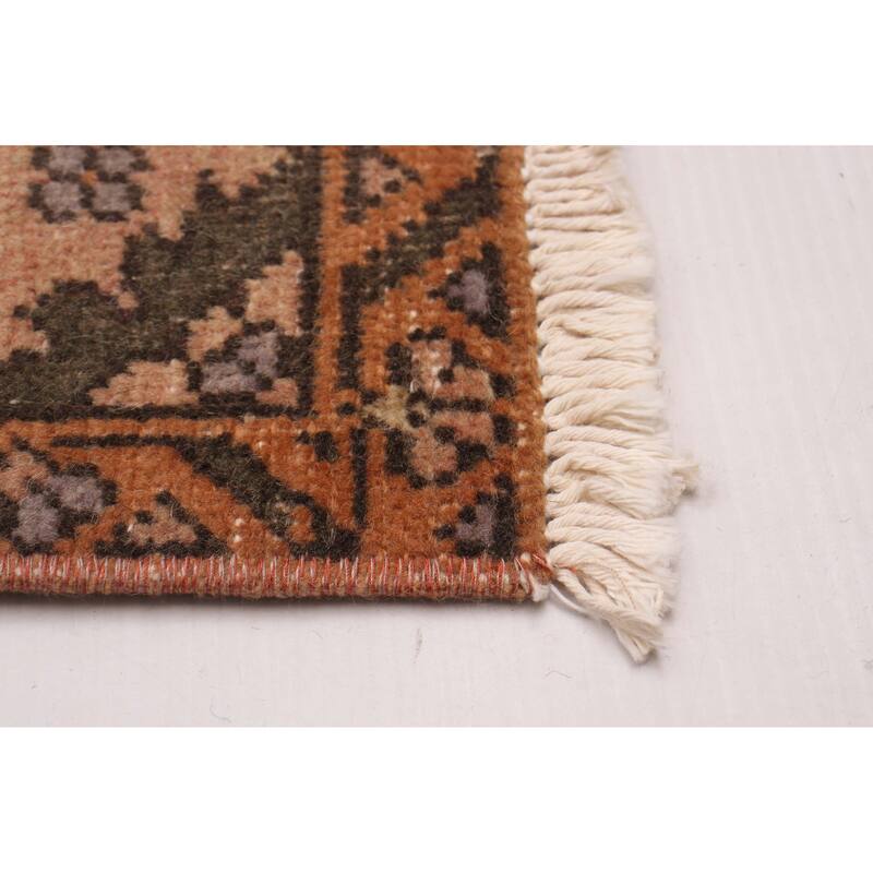 ECARPETGALLERY Hand-knotted Antalya Vintage Tan Wool Rug - 3'9 x 11'10
