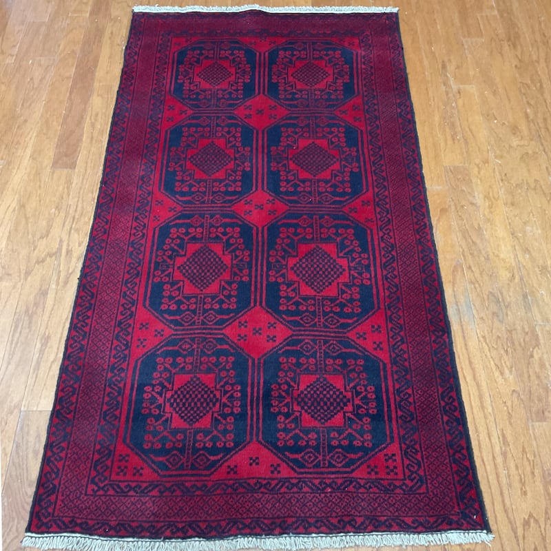 HERAT ORIENTAL Handmade Balouchi Wool Rug - 3'3" x 6'