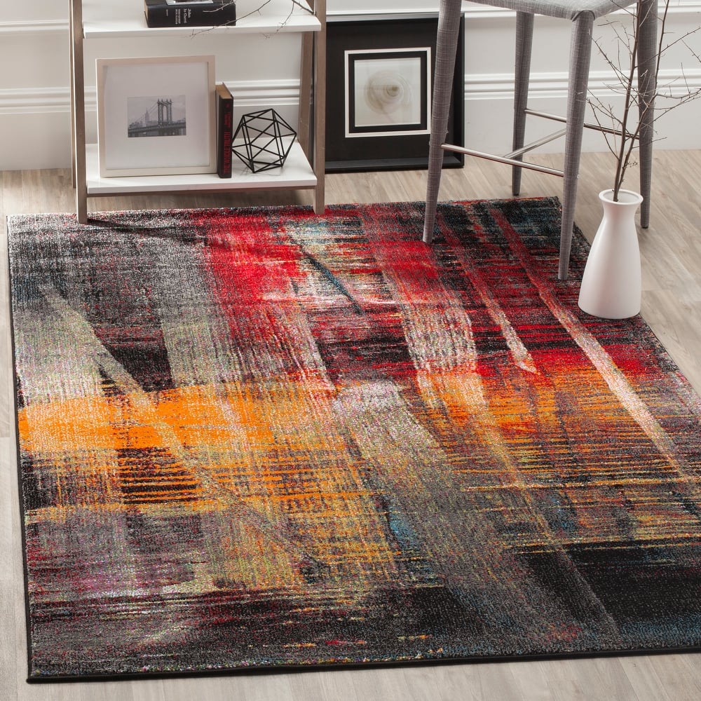 SAFAVIEH Porcello Edelgard Modern Abstract Rug