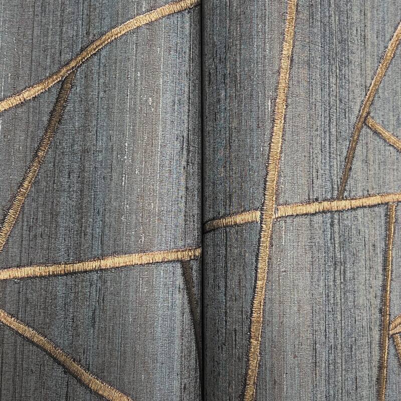 York Wallcoverings Lisle Sapphire Wallpaper
