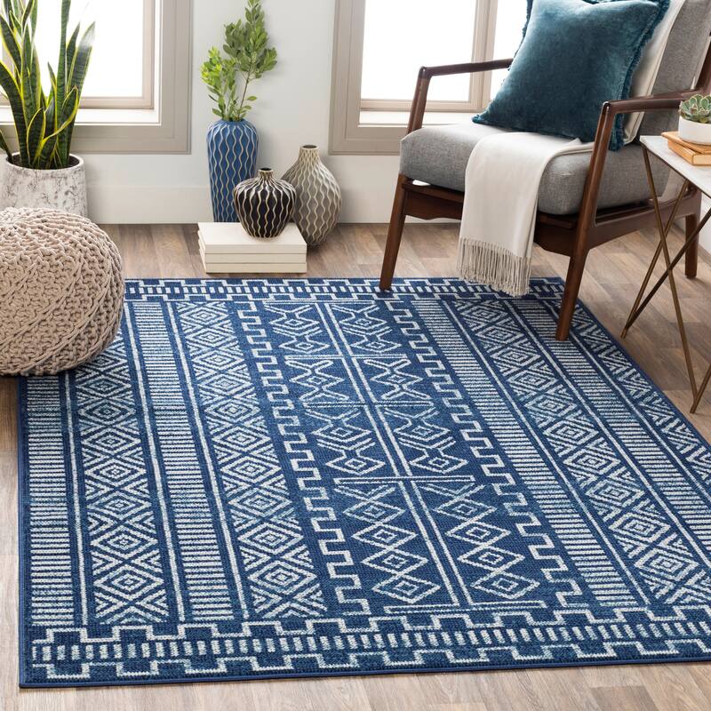 Livabliss Kenyon Bohemian Border Area Rug