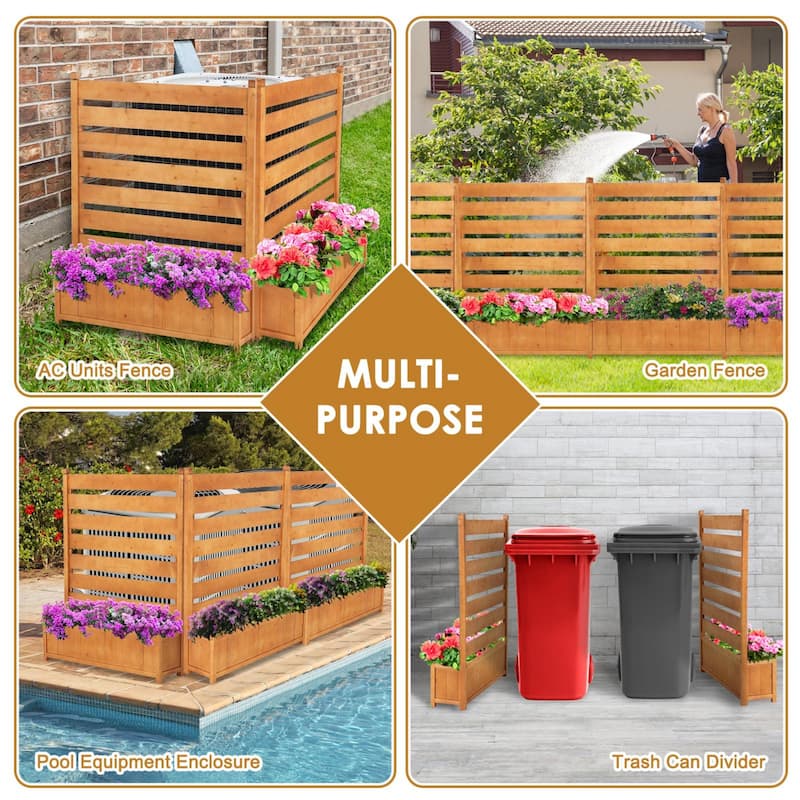 Outdoor Fence Panels Air Conditioner Fence Privacy Fence Screen