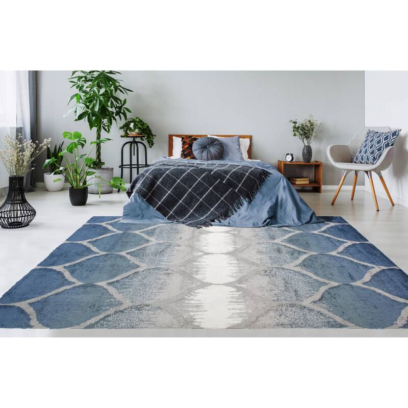 Noori Rug Monaco Theron High-low Trellis Area Rug