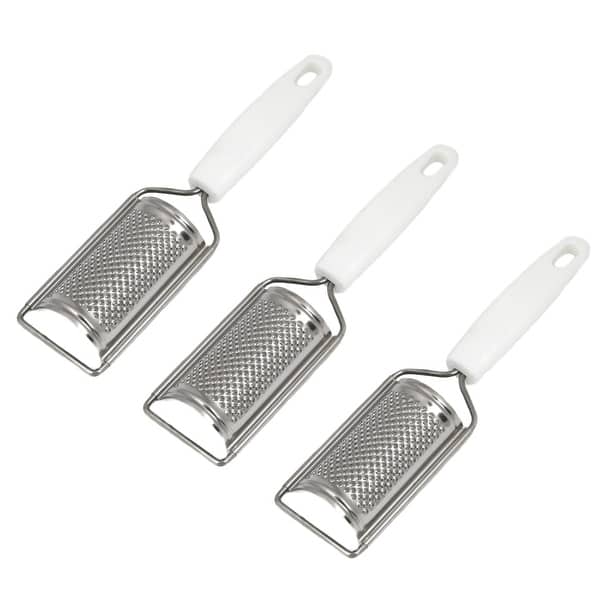 Chef Craft Stainless Steel Curved Fine Grater & Zester Great for