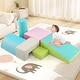 preview thumbnail 8 of 44, 6 Pieces Foam Climbing Blocks Indoor Climb and Crawl Activity Playset with Rectangles - N/A