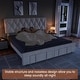 preview thumbnail 14 of 23, Velvet Platform Bed Frame with Storage Drawers