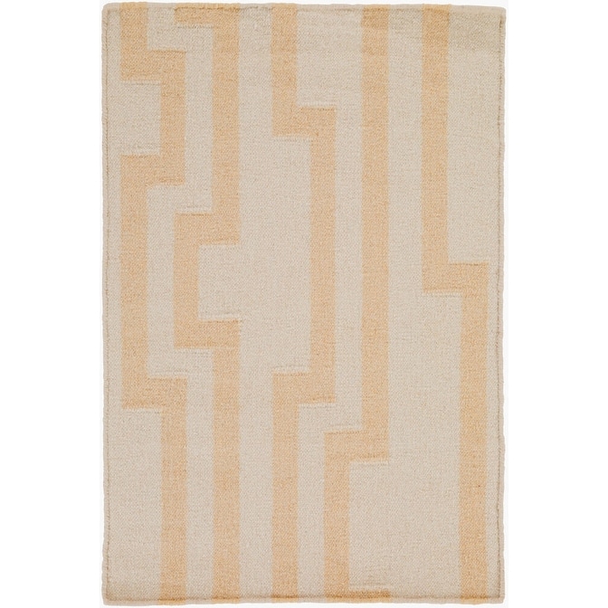 Hand-woven Heaton Abstract Flatweave Wool Area Rug