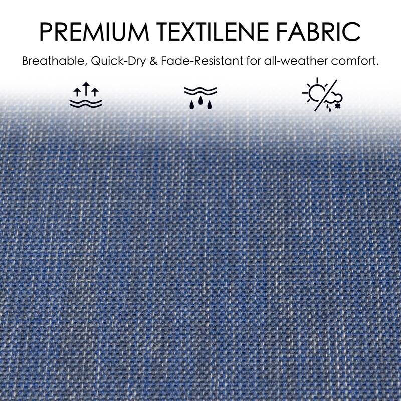 Kozyard 2Packs Patio Swivel Dining Chairs Swivel Chairs Breathable Textilene Rocker Chair for Lawn Porch Garden Deck