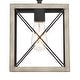 preview thumbnail 17 of 26, Acroma 1-light Farmhouse Rustic Rectangle Kitchen Island Pendant Light - 8 inches