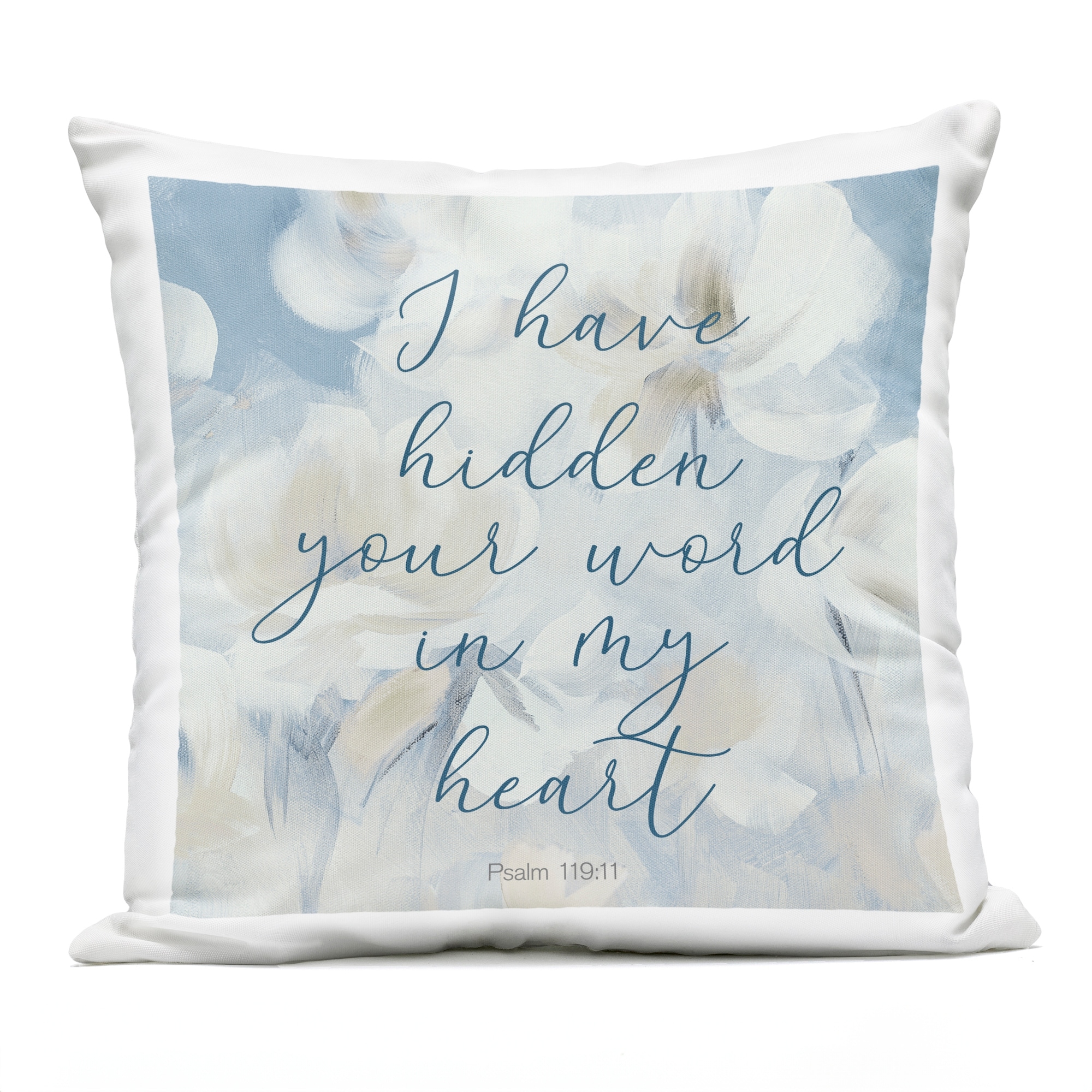 Stupell Your Word In My Heart Printed Outdoor Throw Pillow Design by Lanie Loreth
