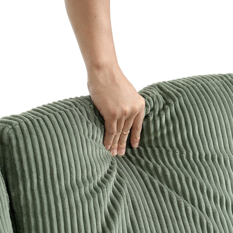 Modern Multi-functional L-Shaped Sofa with Padded Cashmere
