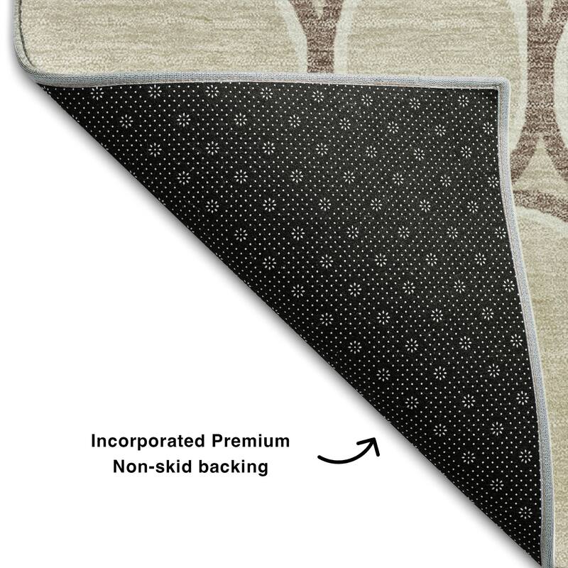 Premium Washable Super Soft Contemporary Bubble Mayfield Rug