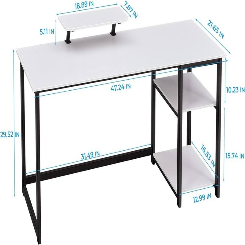 Computer Home Office Desk with Monitor Stand