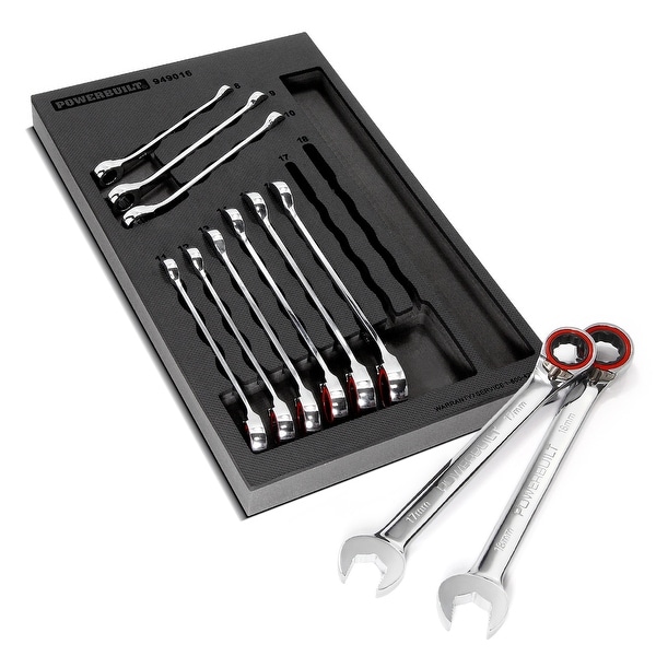 powerbuilt ratchet spanner set