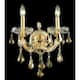 Option Gold / royal cut crystals(golden teak)