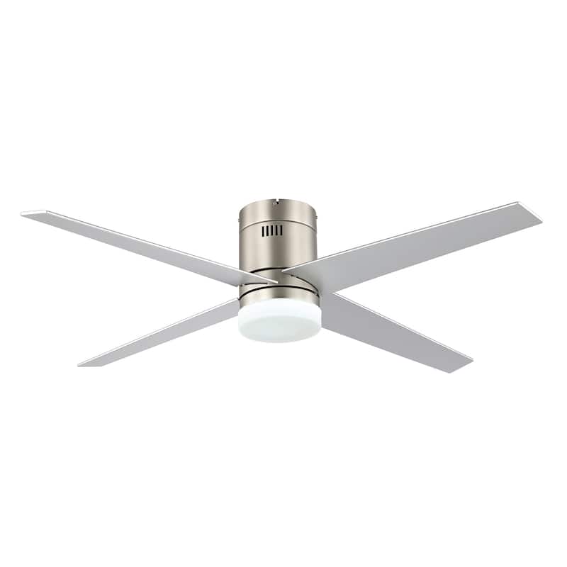 WINGBO 52 inch Indoor Hugger Ceiling Fan with LED Light & Remote...