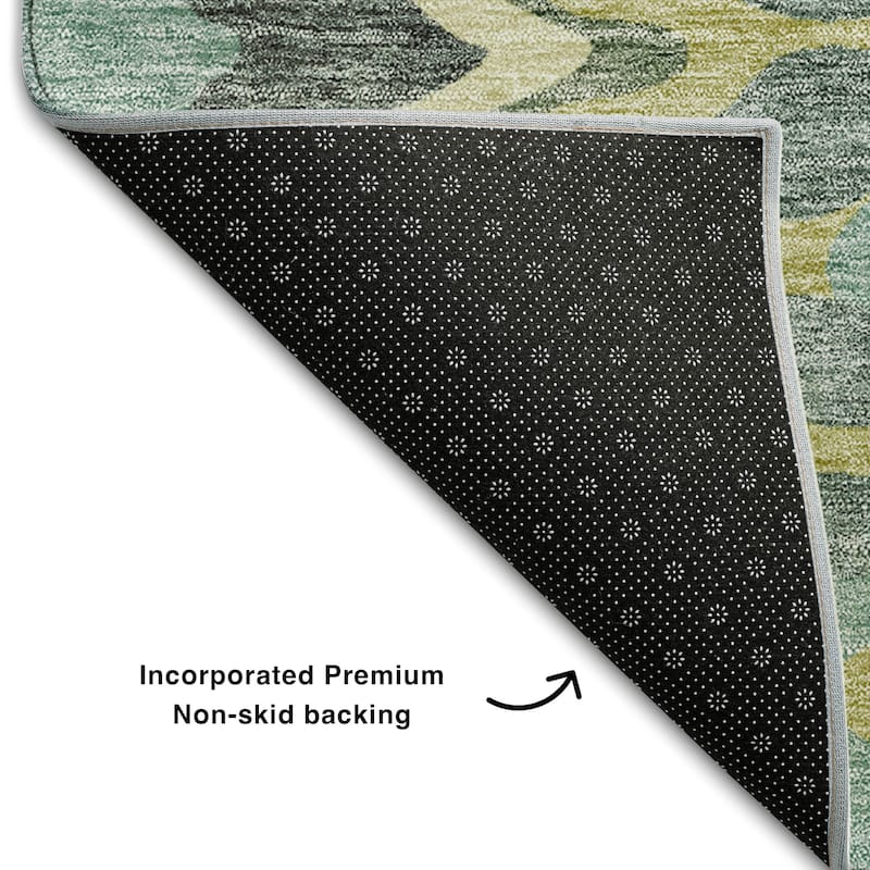 Premium Washable Super Soft Abstract Stripes Mayfield Rug