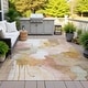 preview thumbnail 81 of 118, Machine Washable Indoor/Outdoor Abstract Dream Chantille Rug Mauve - 10' x 14'