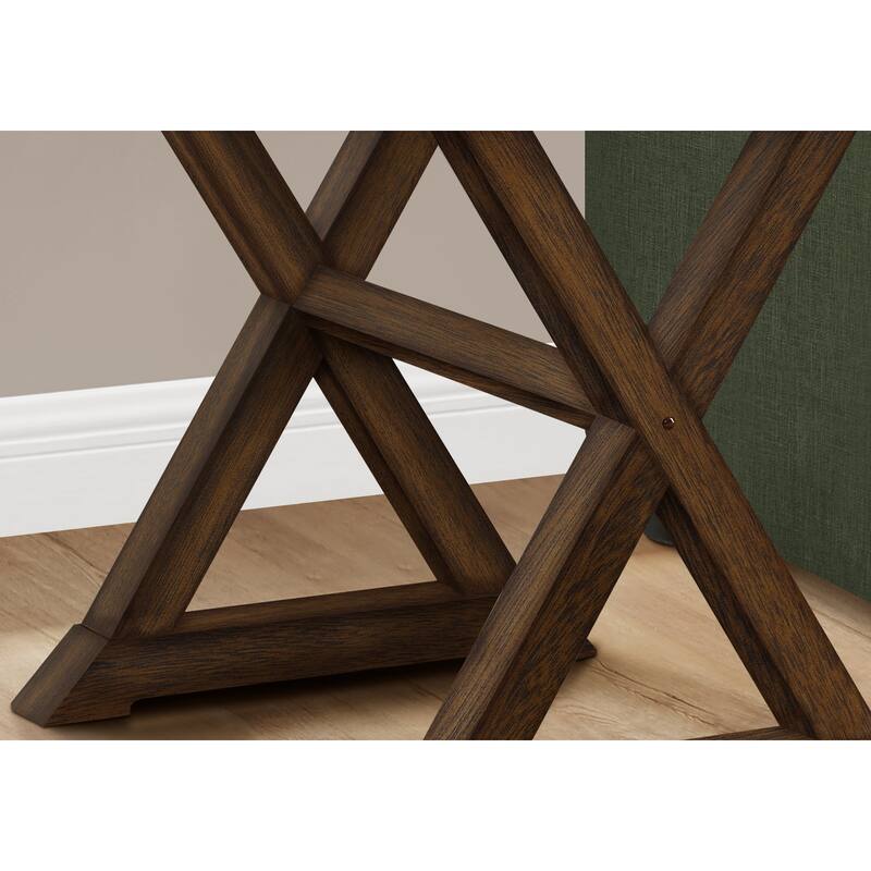 Transitional Square Accent Table, End Table Side Table for living room, Nightstand for Bedroom, Solid Wood Base