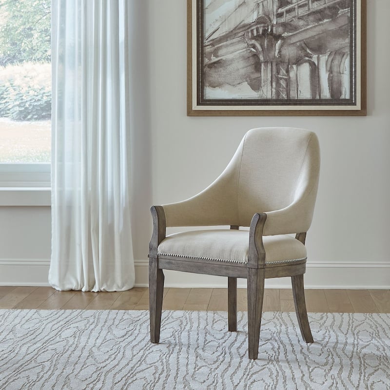 Westfield Havana Brown Upholstered Arm Chair - Single - Dining Height