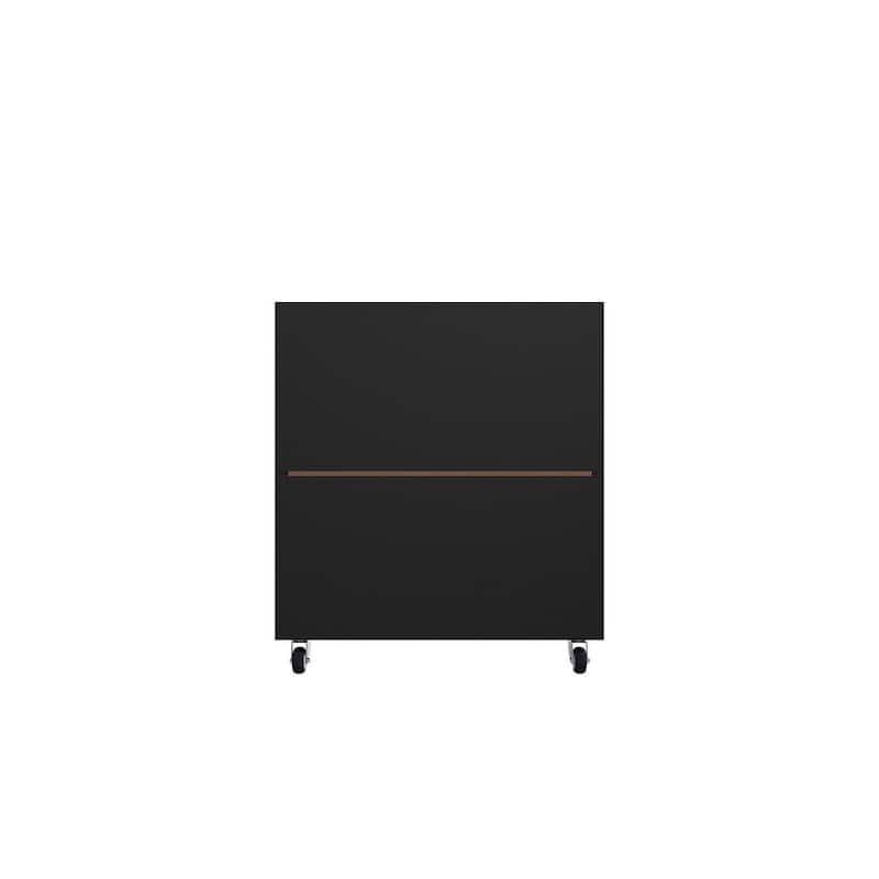 Manhattan Comfort Eiffel Mobile Garage Cabinet (Set of 2)