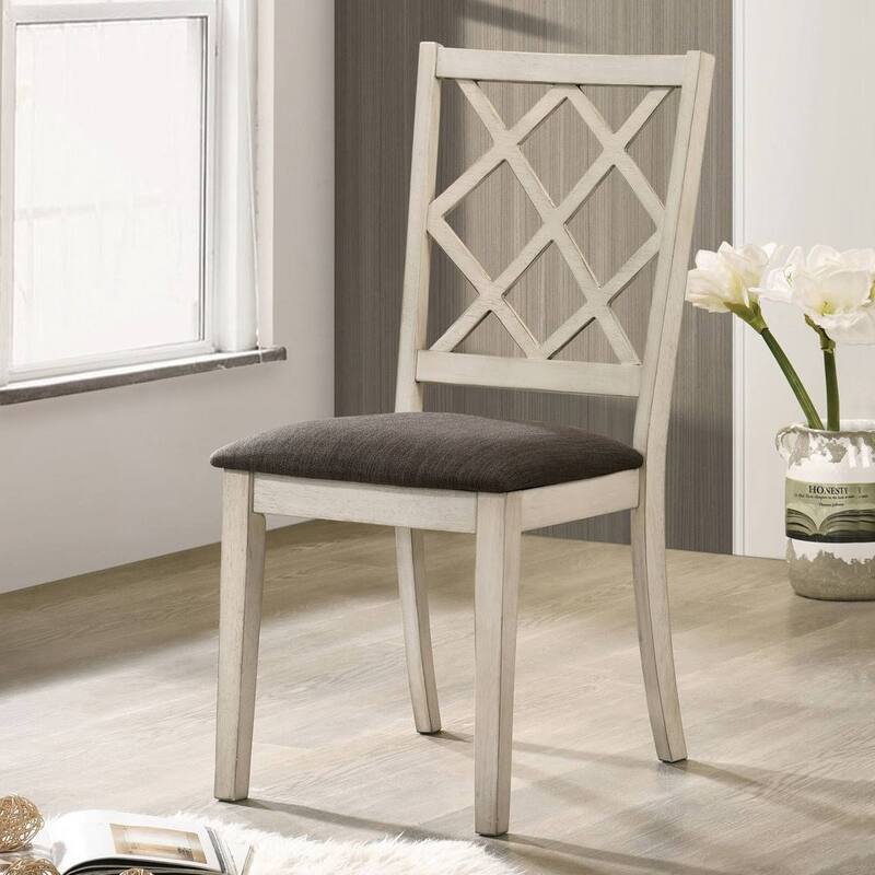 Set of 2 Fabric Upholstered Side Chairs