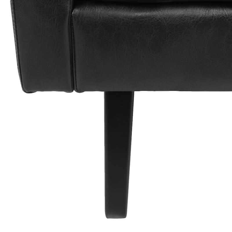 Chandler Faux Leather Club Chair by Christopher Knight Home