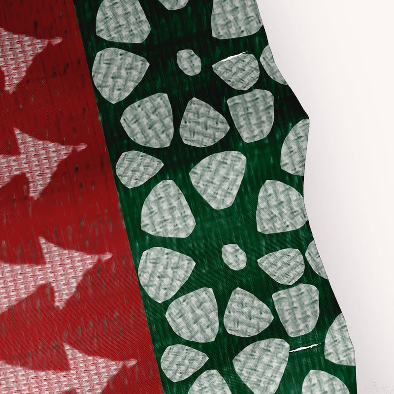 FairIsle Holiday Print Shower Curtain