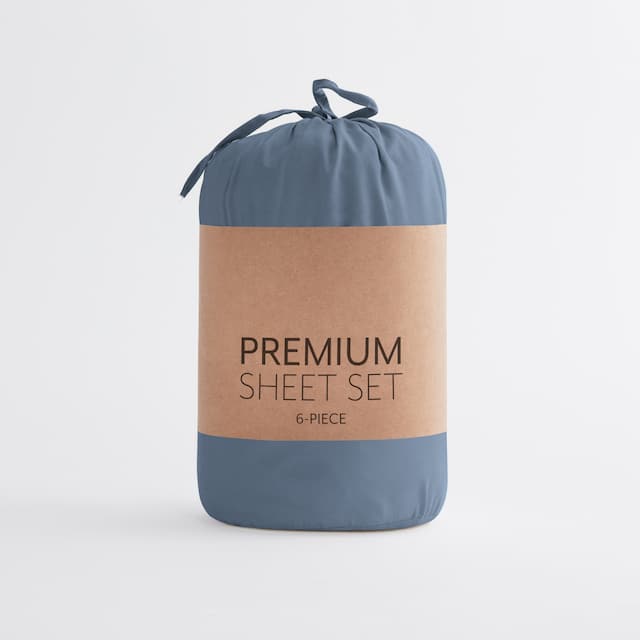 Soft Essentials Ultra-soft Deep Pocket 6-piece Bed Sheet Set