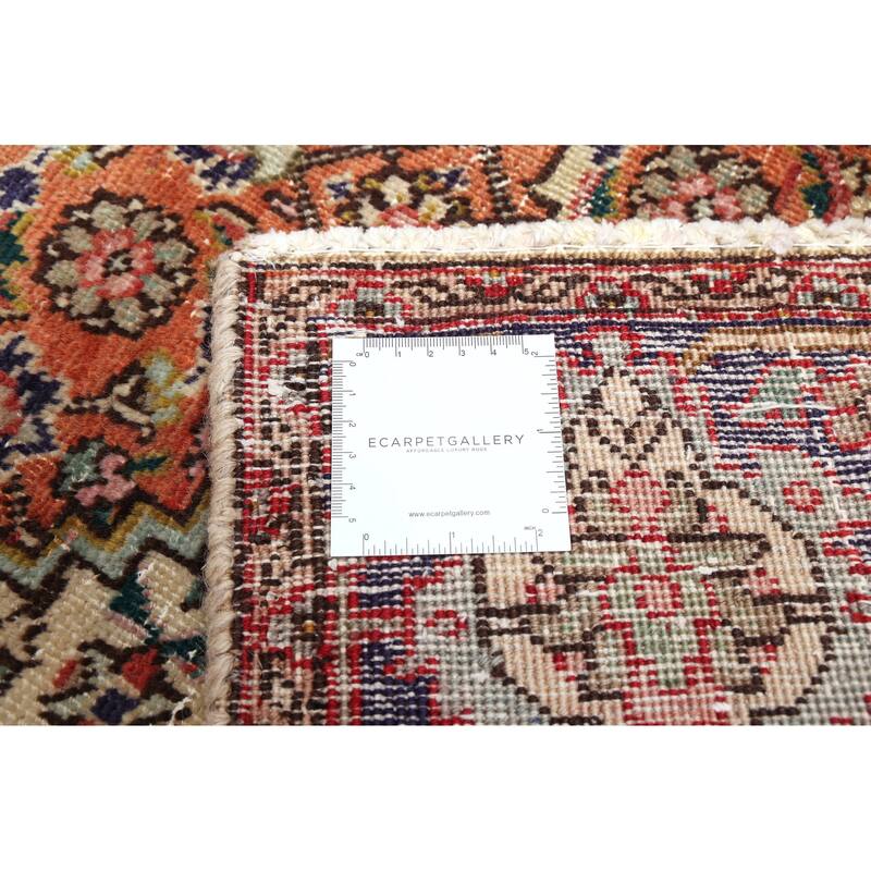 ECARPETGALLERY Hand-knotted Antalya Vintage Copper Wool Rug - 7'7 x 10'11