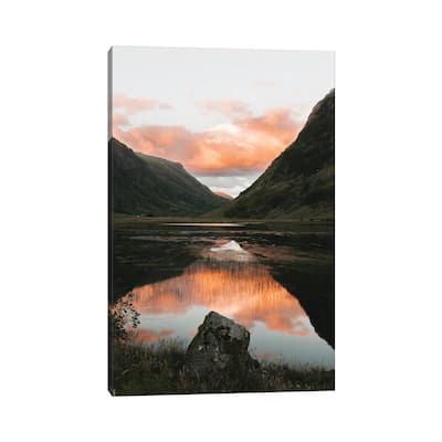 iCanvas "Perfect Reflection In A Mountain Lake In Scotland" by Michael Schauer Canvas Print