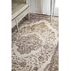 preview thumbnail 27 of 29, Nuloom Traditional Medallion Border Grey Rug