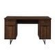 preview thumbnail 8 of 11, Middlebrook 54-Inch Executive Storage Desk - Dark Walnut
