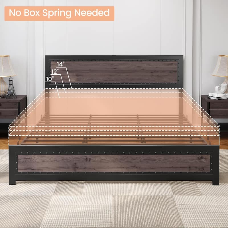 Bed Frame with Headboard