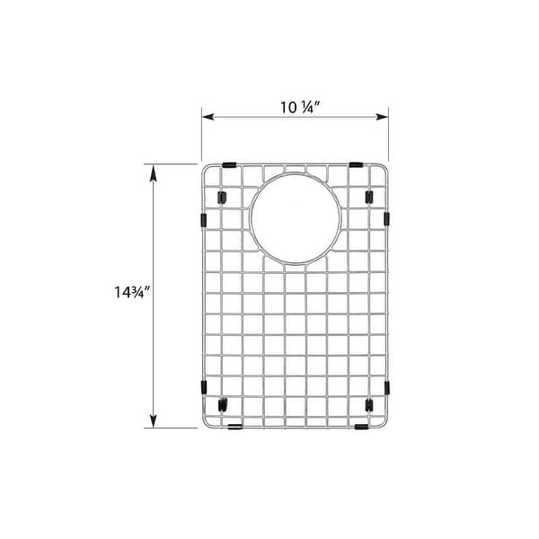 Karran Stainless Steel Bottom Grid 10 1/4" x 14-3/4" fits QT-811/QU-811