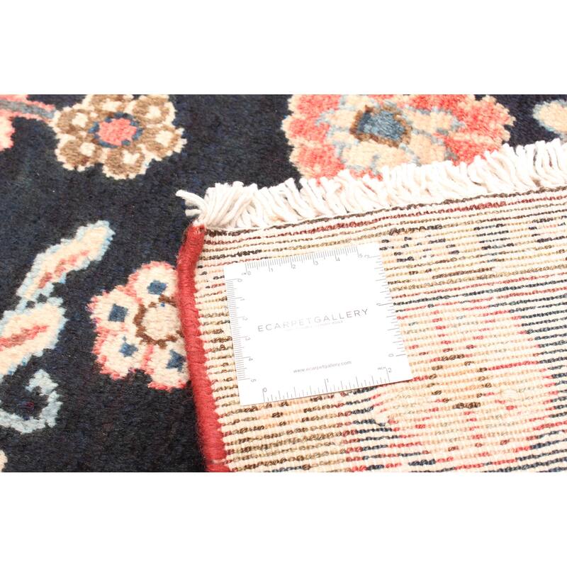 ECARPETGALLERY Hand-knotted Anadol Navy Wool Rug - 4'2 x 8'1