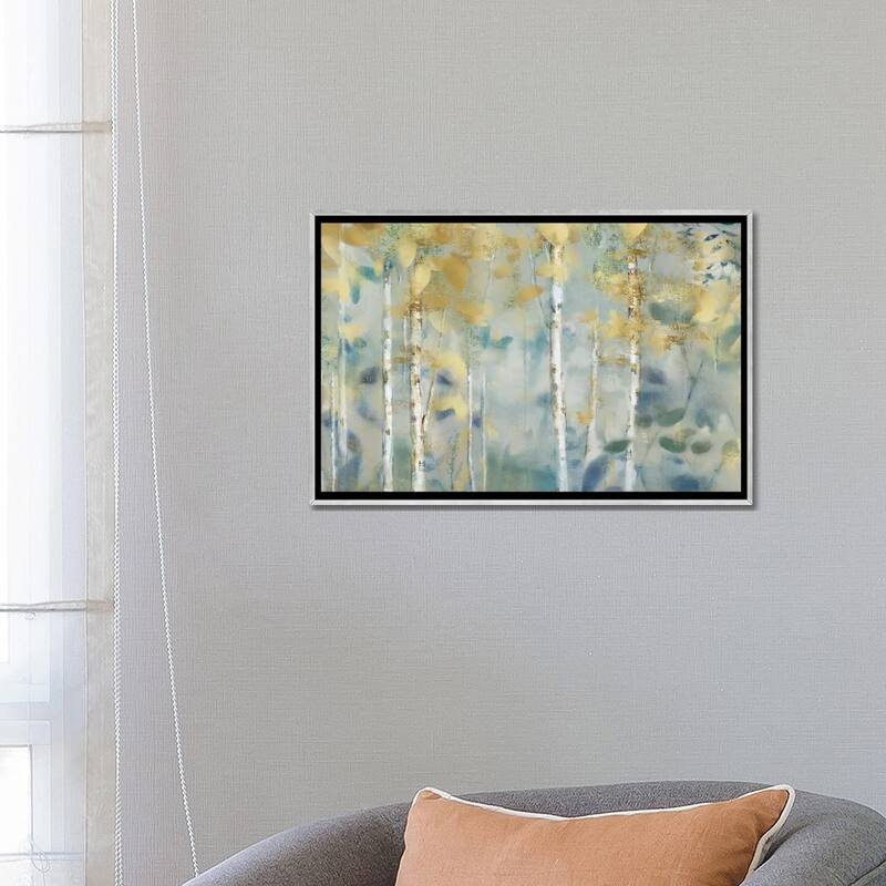 iCanvas "Gilded Forest II" by Nan Framed