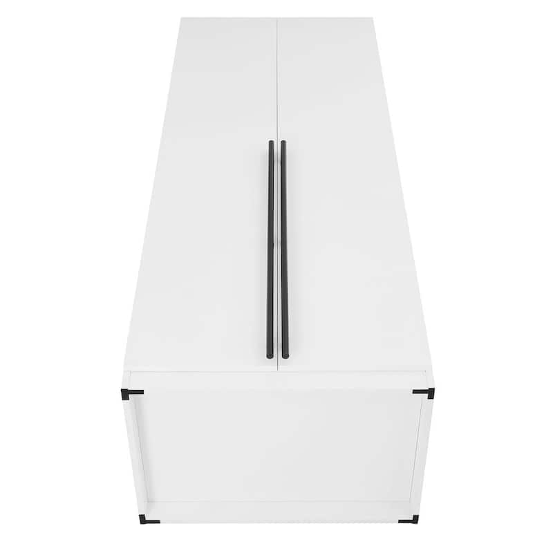 Manhattan Comfort Lee Modern 1.0 Freestanding Wardrobe Closet Armoire Set of 3