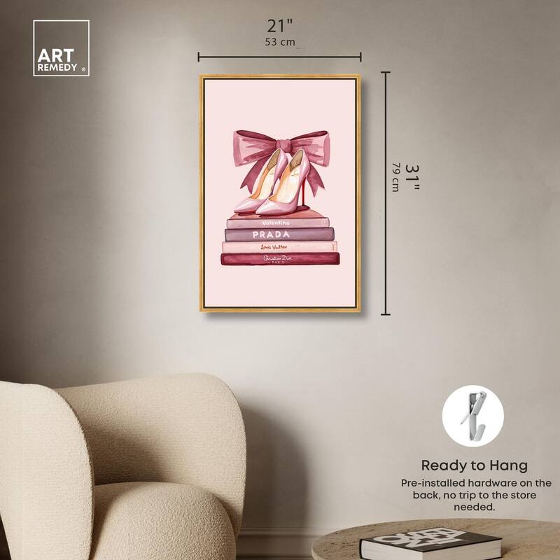 Stack of Fashion Canvas by Art Remedy