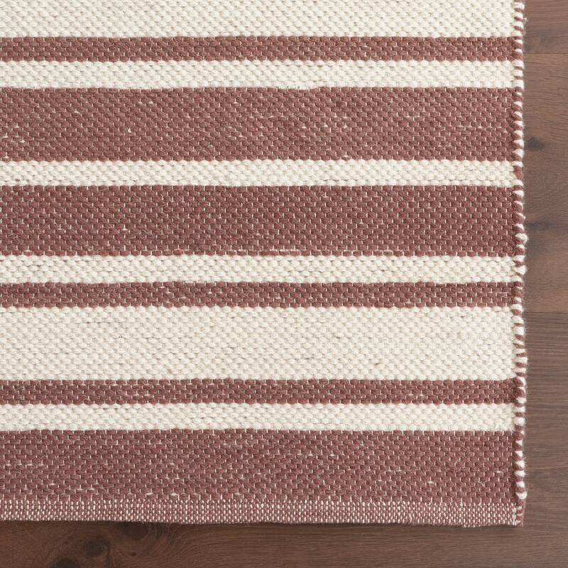 Frenshe Interiors Bowery Striped Wool Area Rug