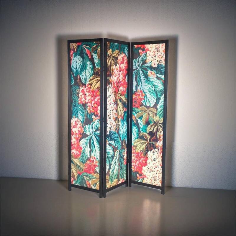 Three-Panel Decorative Screen - Multi-Color