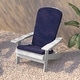 preview thumbnail 6 of 44, Indoor/Outdoor Folding Adirondack Chairs with Cushions - Set of 2 - 30.25"W x 34"D x 37"H