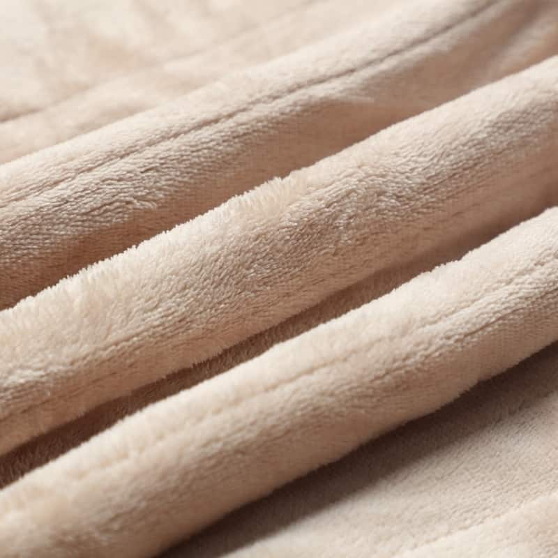 Flannel Electric Heated Blanket With Controller